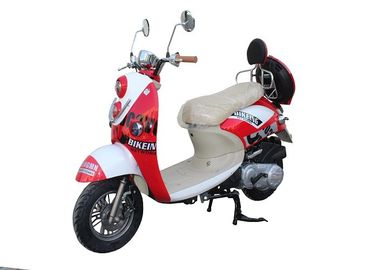 Çin Gaz motorlu scooter 50cc 125cc 150cc GY6 motor 139QMB 152QMI 157QMJ ön disk arka davul alaşım tekerlek kırmızı plastik vücut Tedarikçi
