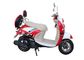 Gaz motorlu scooter 50cc 125cc 150cc GY6 motor 139QMB 152QMI 157QMJ ön disk arka davul alaşım tekerlek kırmızı plastik vücut Tedarikçi