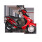 Beyaz Ve Kırmızı Renkli İki Tekerli Moped Scooter 3.6 Nm / 7500 Rpm Tork Tedarikçi