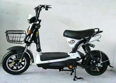 Çin Siyah Fırçasız Elektrikli Scooter, Ön Arka Davul ile Akülü Moped Tedarikçi