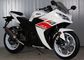 Gaz Motor Sokak Spor Motosiklet, 250cc Serin Spor Bisikletleri / Sokak Bisikletleri Beyaz Renk Tedarikçi
